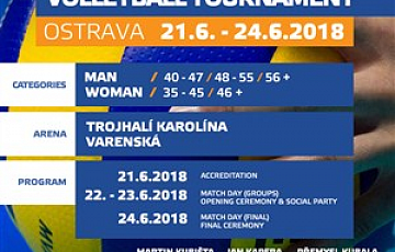 International Veteran Volleyball Tournament 2018 Ostrava